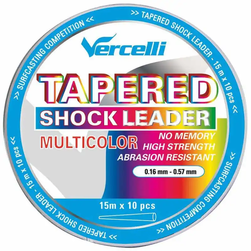 Pas Cher Arraché conique Vercelli Tappered scock leader Multi 0,18 – 0,57