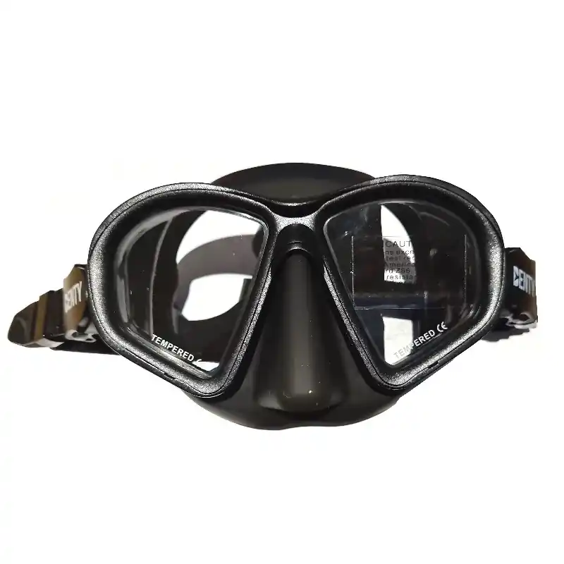 Masque de chasse sous marine en apnée Denty Spearfishing Noir Expédié Aujourd&rsquo;hui