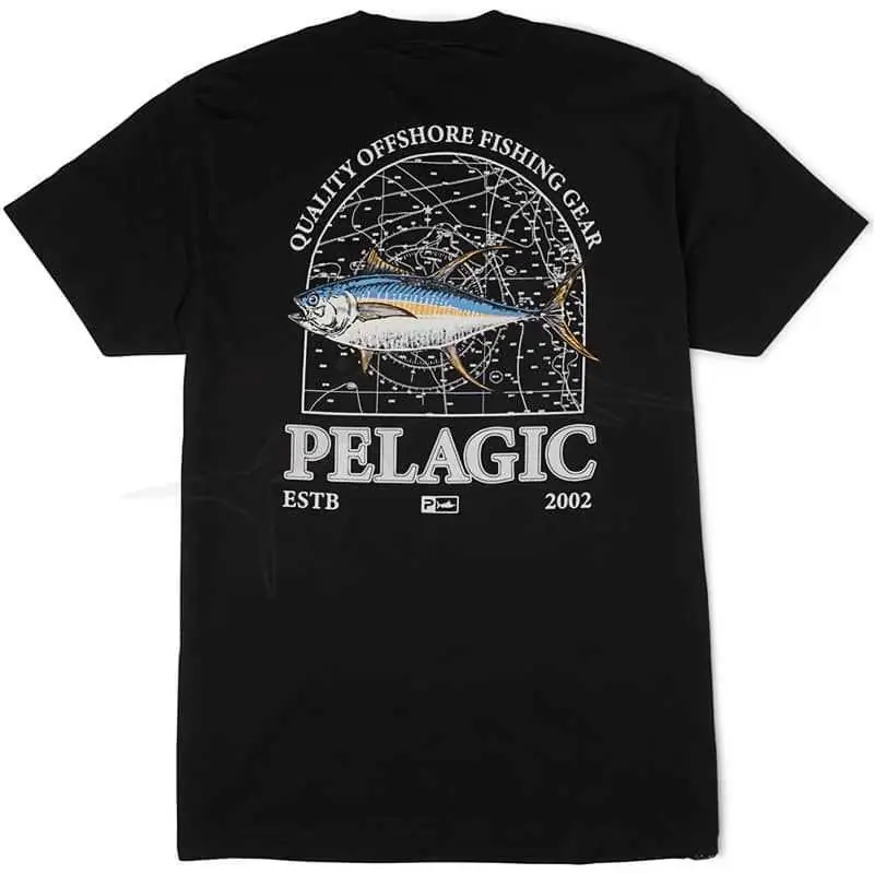 T-Shirt Pelagic Mapped YFT Meilleur Prix