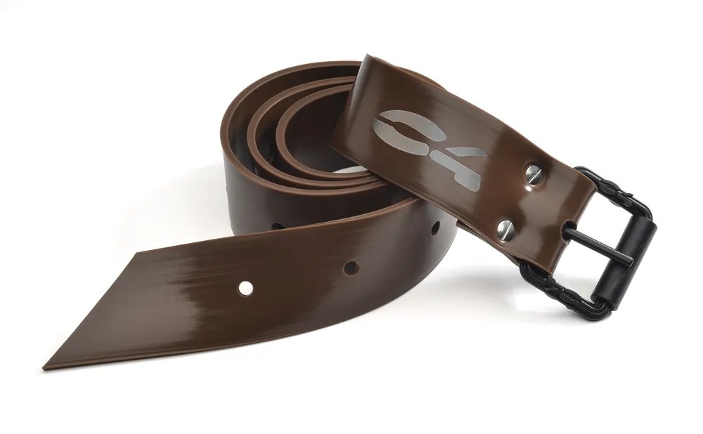 Prix Bas Ceinture Marseillaise C4 silicone boucle Nylon – Brown