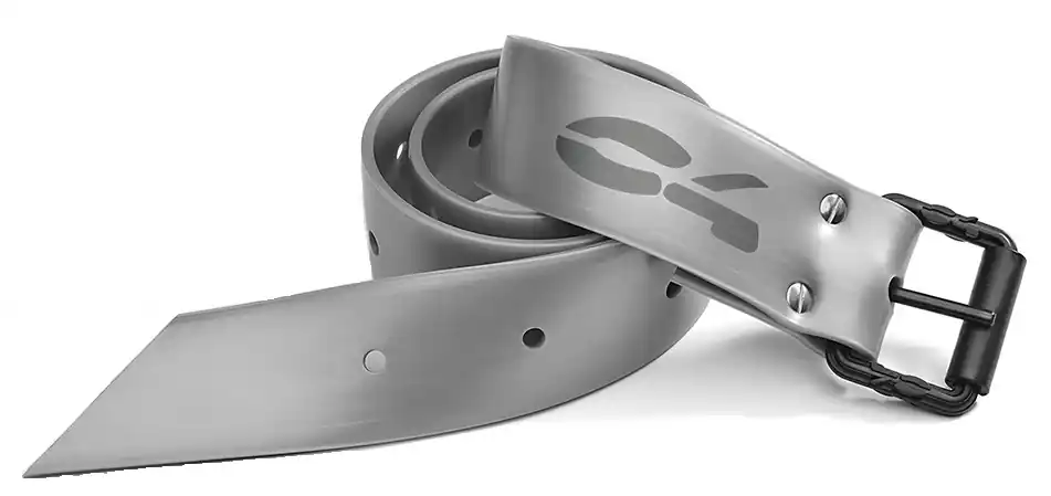Authentique Ceinture Marseillaise C4 silicone boucle Nylon – Silver