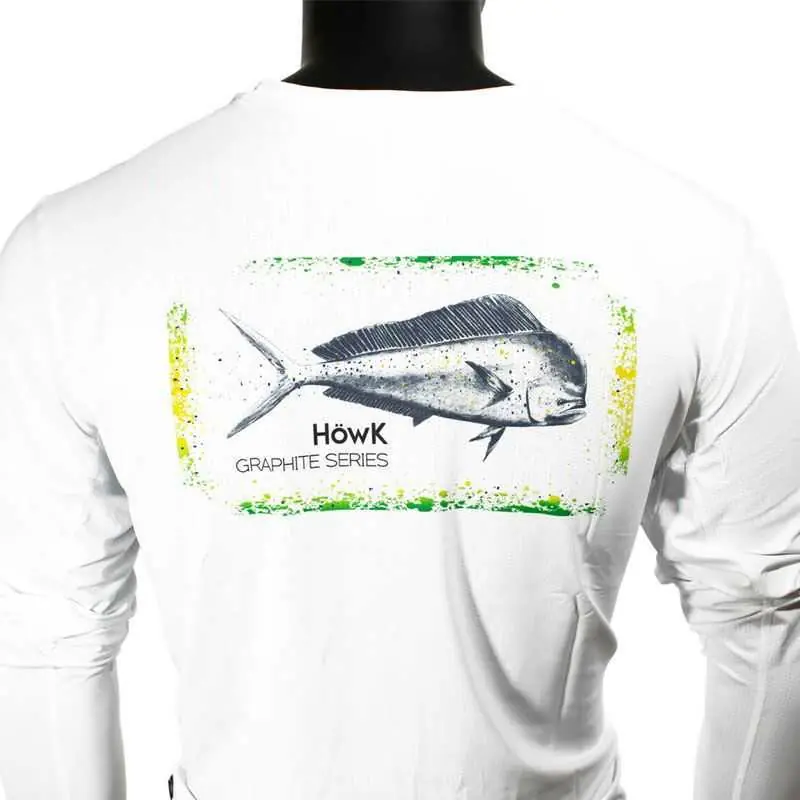 L-Shirt HOWK Llampuga Graphit Series Satisfait Ou Remboursé