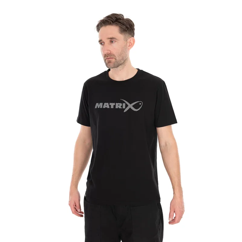 Vente Directe T-shirt Matrix Large Fade Noir/Gris