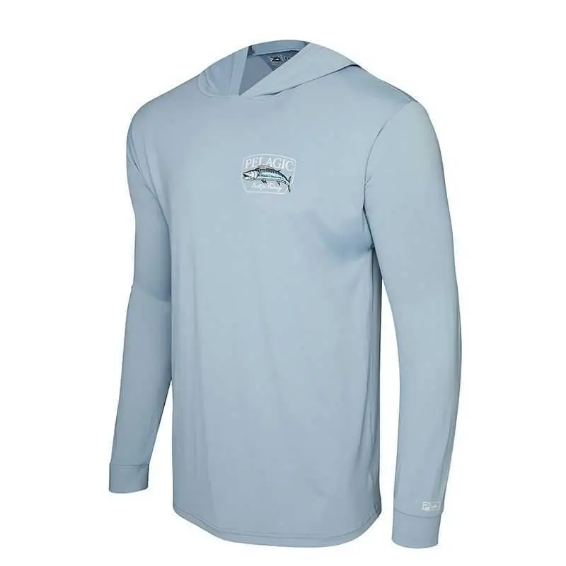 L-Shirt Pelagic Aquatek Hooded Wahoo Produit De Marque