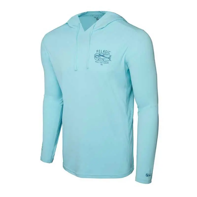 Promotion L-Shirt Pelagic Vaportek Map Fish