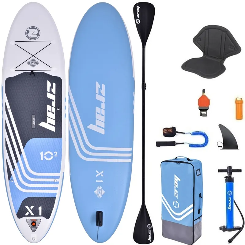 Meilleur Choix Sup Paddle Gonflable ZRay X1 10.2 Option Kayak