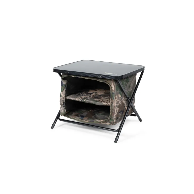 Table de bivouac Nash Bank Life Bedside Station Camo Large Petit Prix