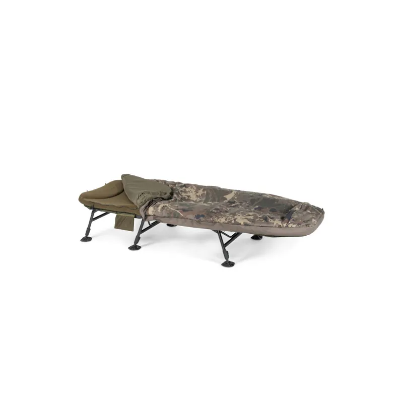 Promotion Bedchair Nash Indulgence HD40 Sleep System 6 pieds Camo