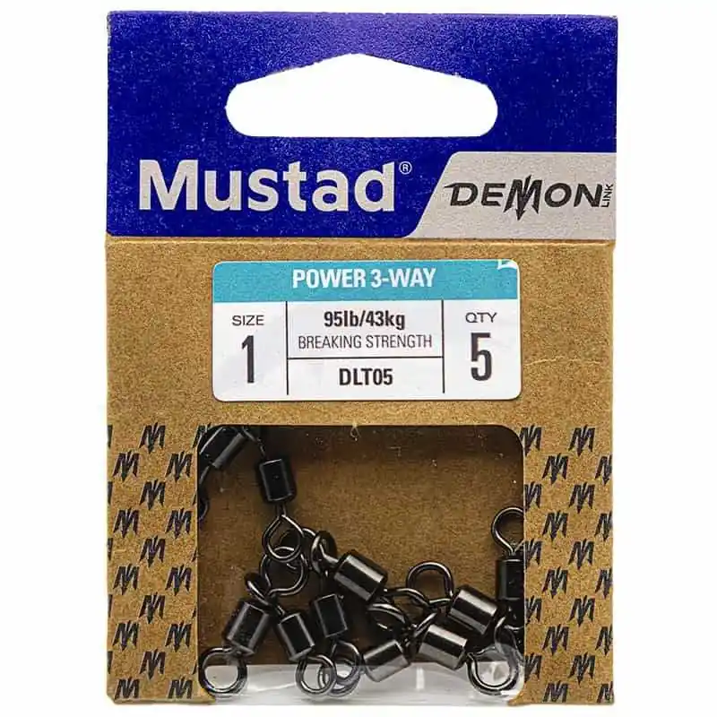 Emerillons Mustad Power 3-Way Swivel (DLT05) Acheter En Ligne