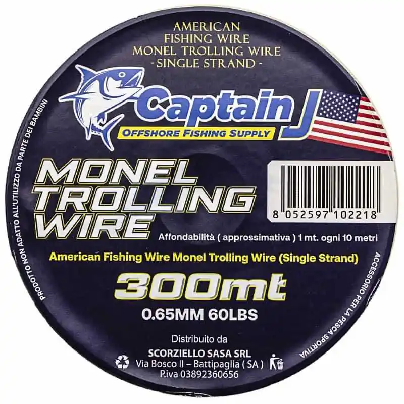 Captain J Monel Trolling Wire Affaire À Saisir