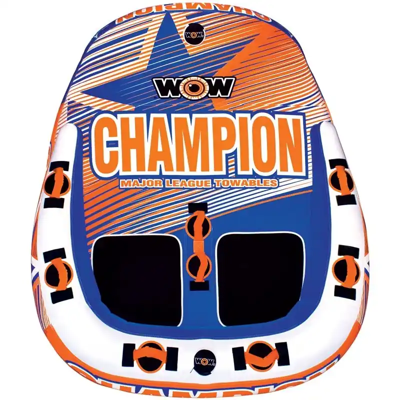 Bouée Tractée 2 personnes Wow Champion Livraison Express