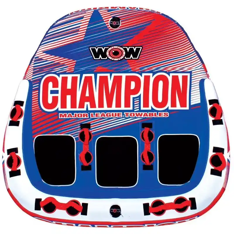 Expédié Aujourd&rsquo;hui Bouée Tractée 3 personnes Wow Champion