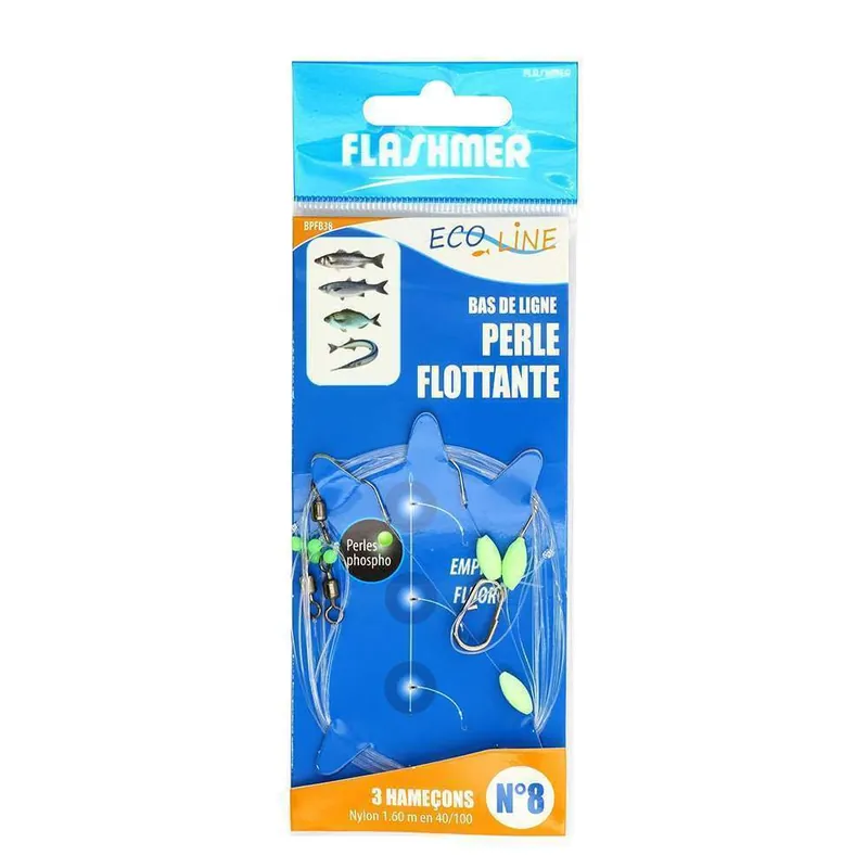Flashmer bas de ligne perle flottante HAM N°8 Réduction