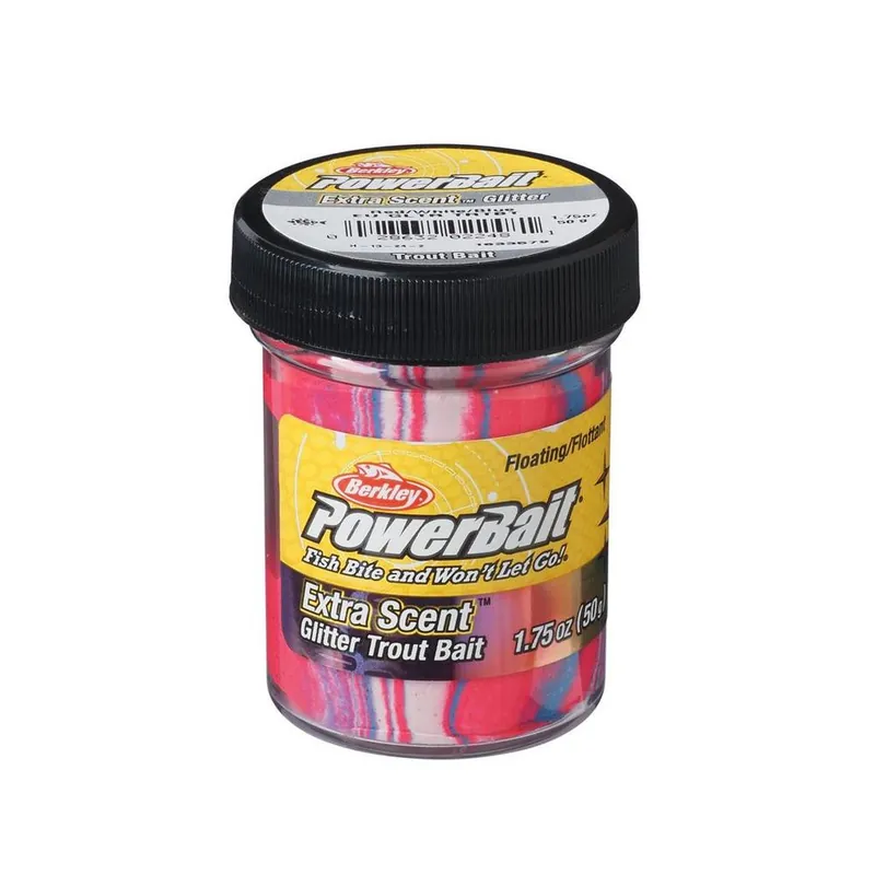Berkley PowerBait Pâte à Truite Glitter Captain America – 50g (1.75 oz) Paiement Sécurisé