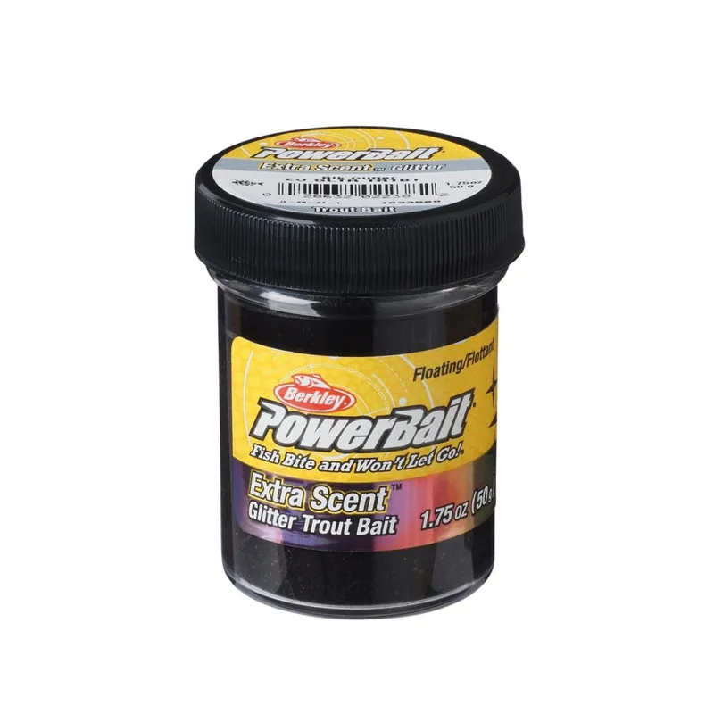 Affaire À Saisir Berkley PowerBait Pâte à Truite Glitter Black – 50g (1.75 oz)