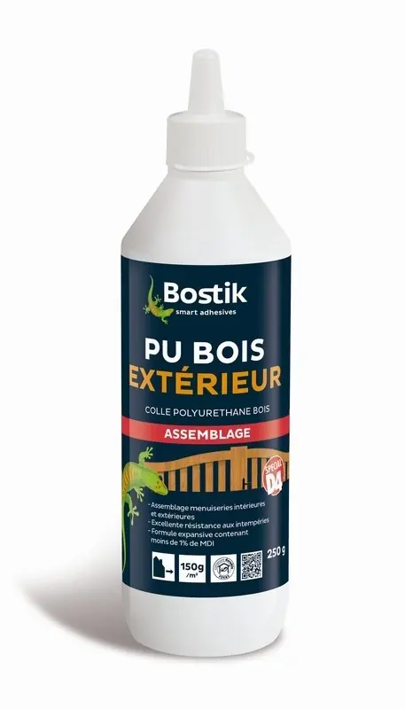 Colle Bostik PU bois exterieur biberon Populaire