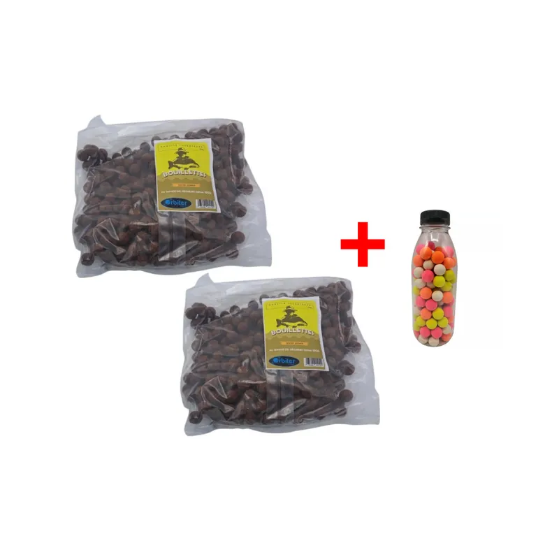 Remise Pack 2 paquets de 2k de bouillettes SS30 + 1 popup bottle 180gr