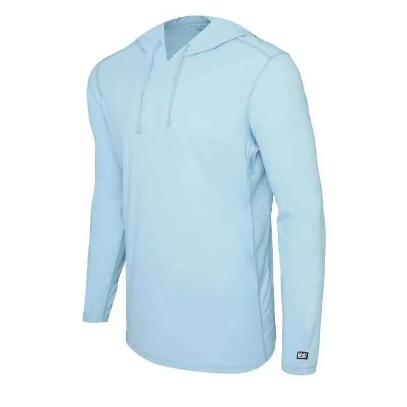 Promotion Saisonnière T-shirt Pelagic Vaportek Solid à capuche manches longues