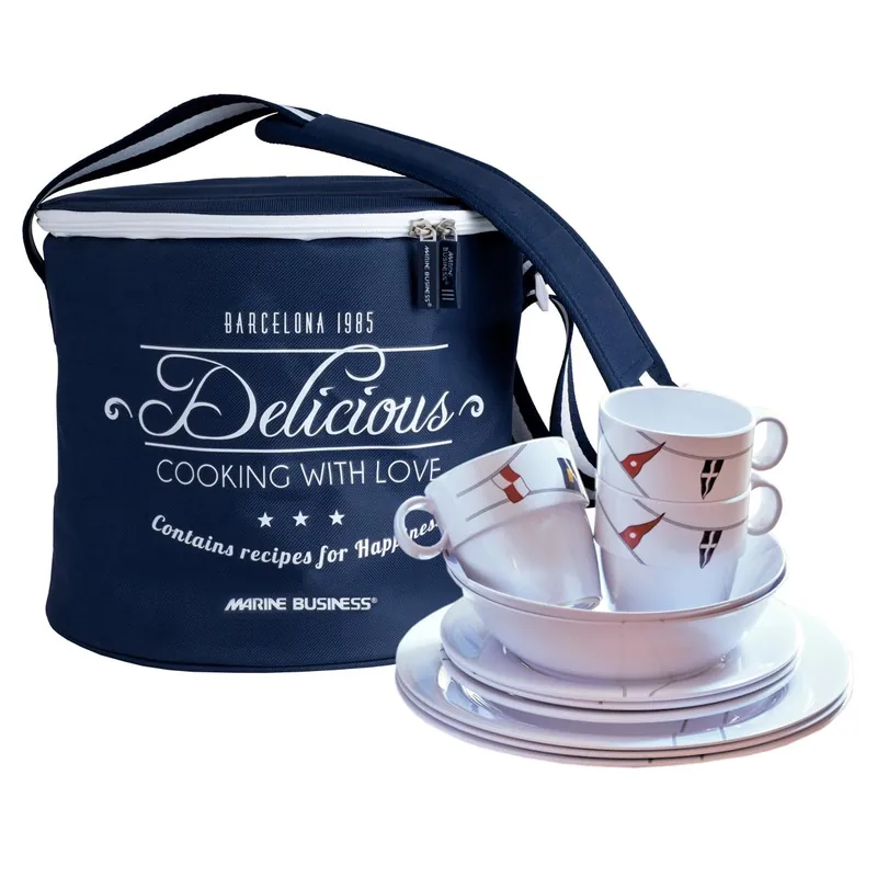 Promotion Pack vaisselle Marine Business – Collection Regata – 16 pièces