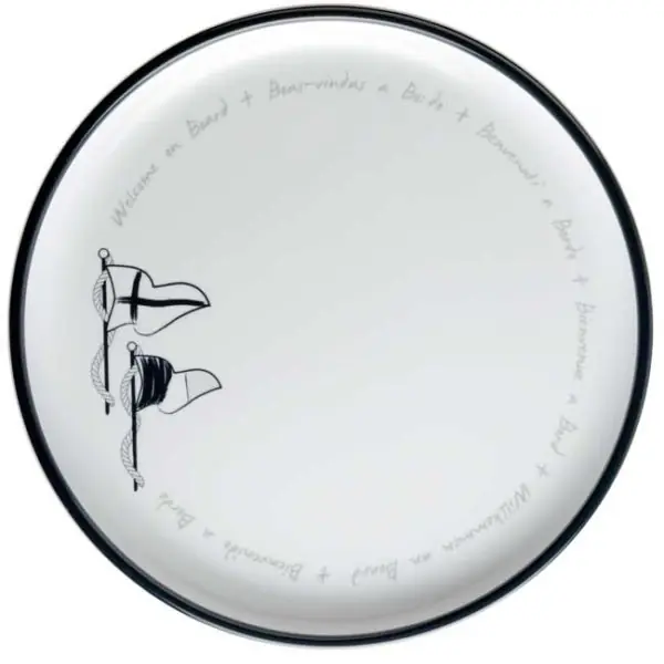 Assiette Plate Marine Business – Collection welcome on Board – 6 pièces Expédition Rapide