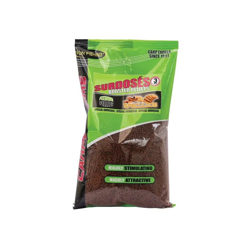 Achat Immédiat Pellets Surdosés Fun Fish 3 ou 4 mm – 700 g
