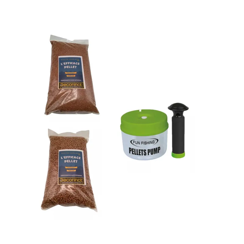 Pack d‘Expander Pellets 6Mm 1Kg + d‘expander Pellets 4Mm 1Kg avec pompe Offre Spéciale