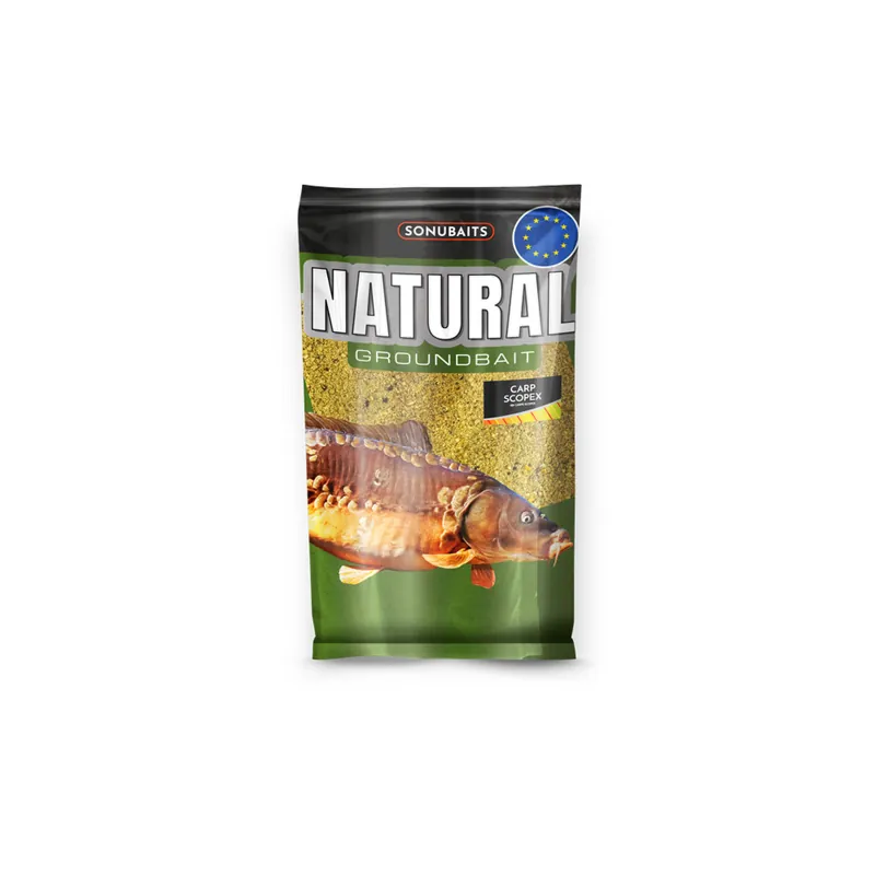Sonubaits Natural Carp Scopex – Amorce 1 kg spéciale carpe, riche en protéines Must-Have