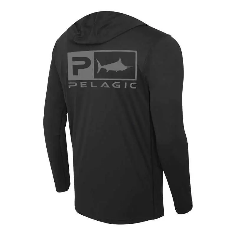 T-Shirt Pelagic Vaportek Rusted Icon à capuche manches longues Vente Directe