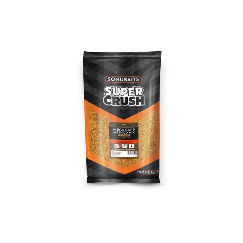 Sonubaits Mega Carp Method Mix Original – Amorce gros poissons 2 kg spéciale feeder Nouvelle Collection