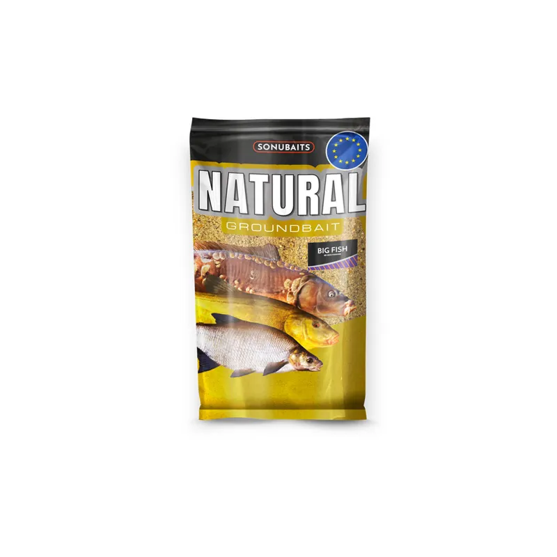 Meilleur Prix Amorce Sonubaits Natural Big Fish 1kg – Spéciale gros poissons, saveur vanille-amande