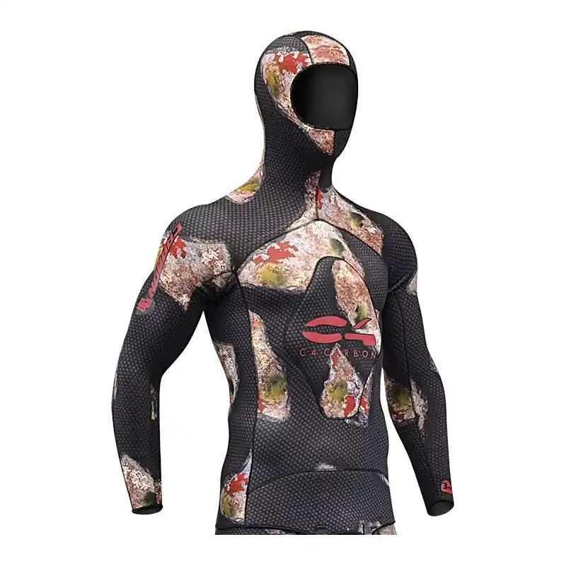 Veste de combinaison C4 Carbon Rock – 7.5 mm Réduction