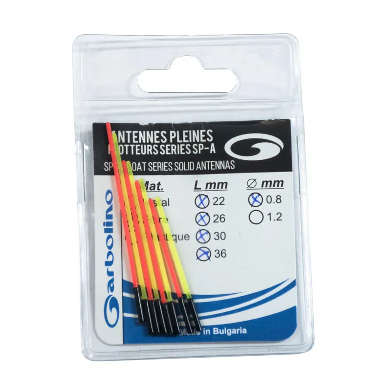 Bon Marché Garbolino antennes Flotteurs Sp-A 0.8 et 1.2mm