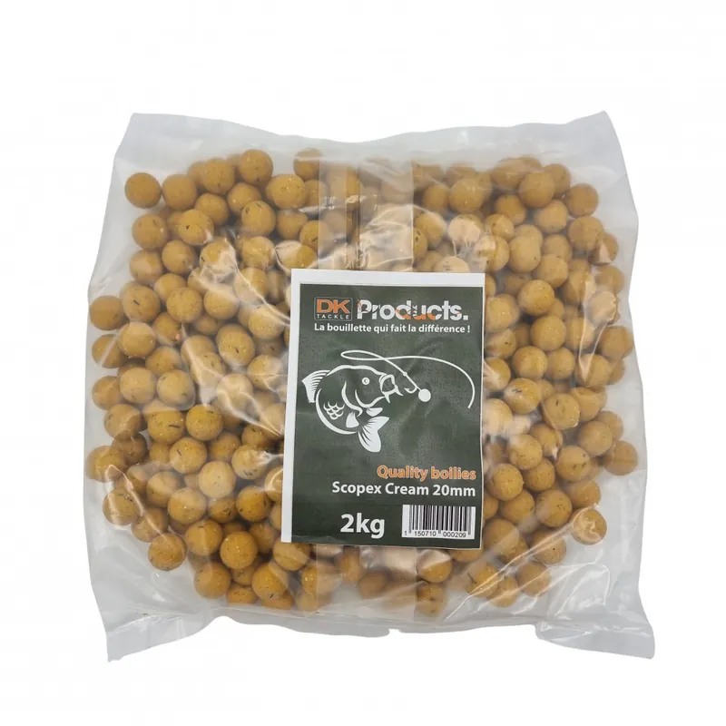 Certifié Bouillettes DK Product Quality Scopex Cream 2 kg 20mm