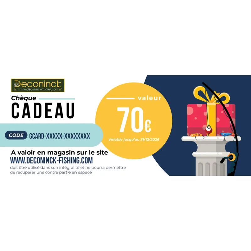 Chèque cadeau 70 Populaire