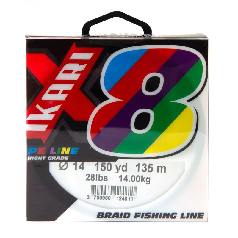 Tresse Ikari 8 brins multicolors 250m Bon Plan