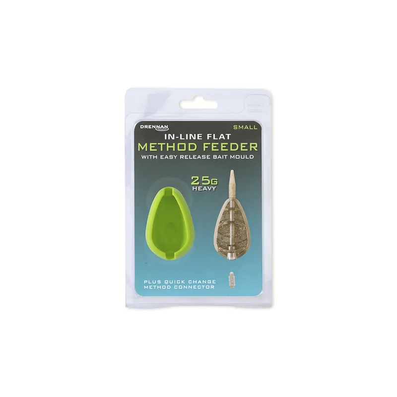 Drennan in-line flat method feeder avec moule Meilleur Prix