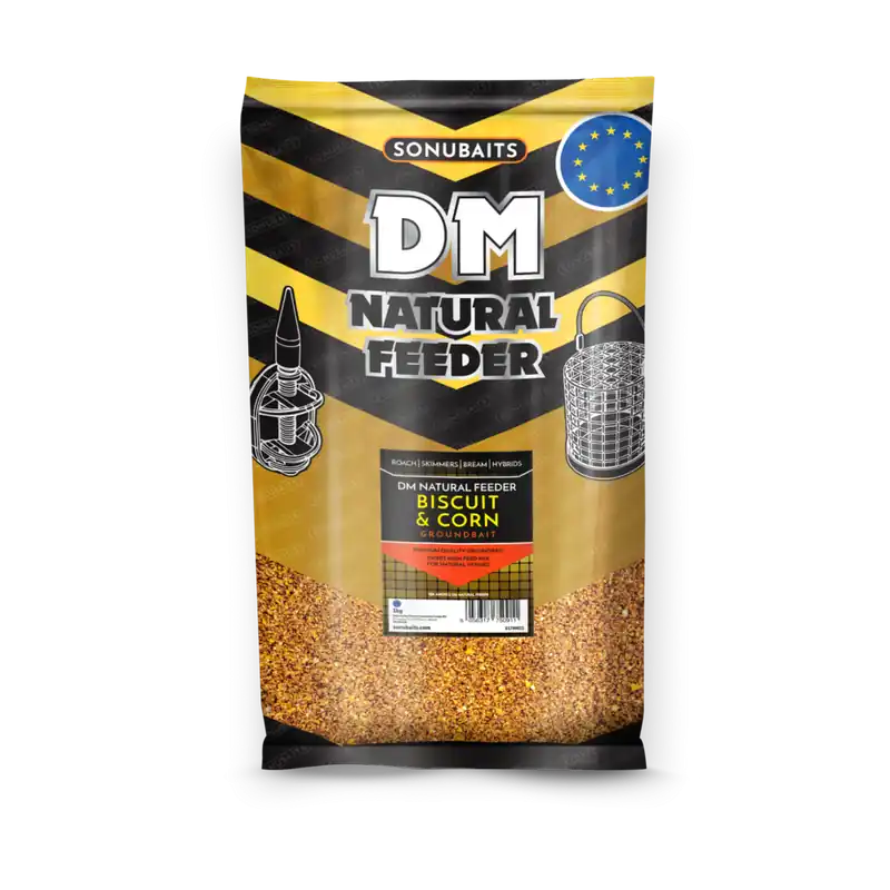 Amorce Sonubaits DM natural feeder biscuit corn 1kg Satisfait Ou Remboursé