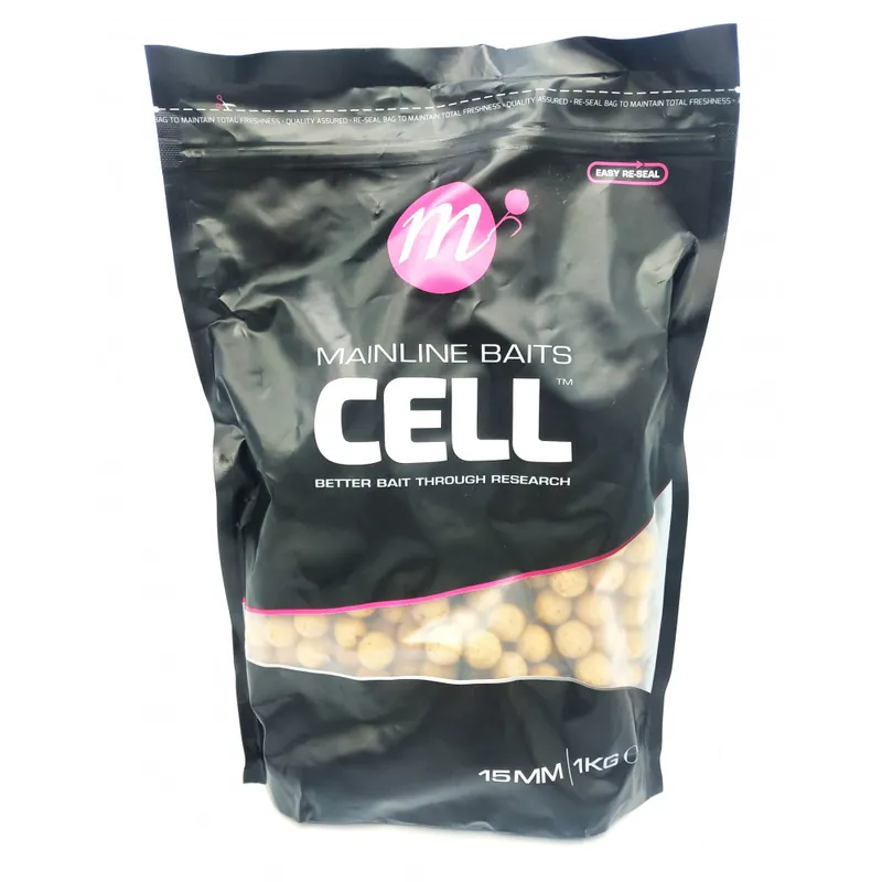 Mainline shelf life bouillettes CELL 15mm Offre Limitée