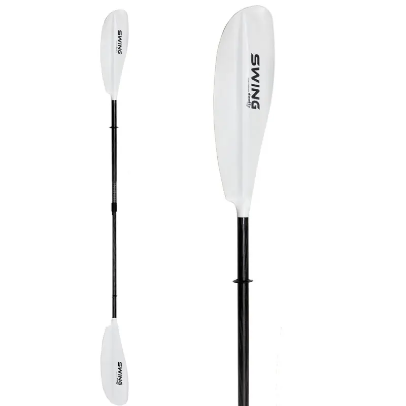 Pagaie kayak Egalis Swing Vario – Carbone – 2 parties – 225/235 cm Achat Immédiat