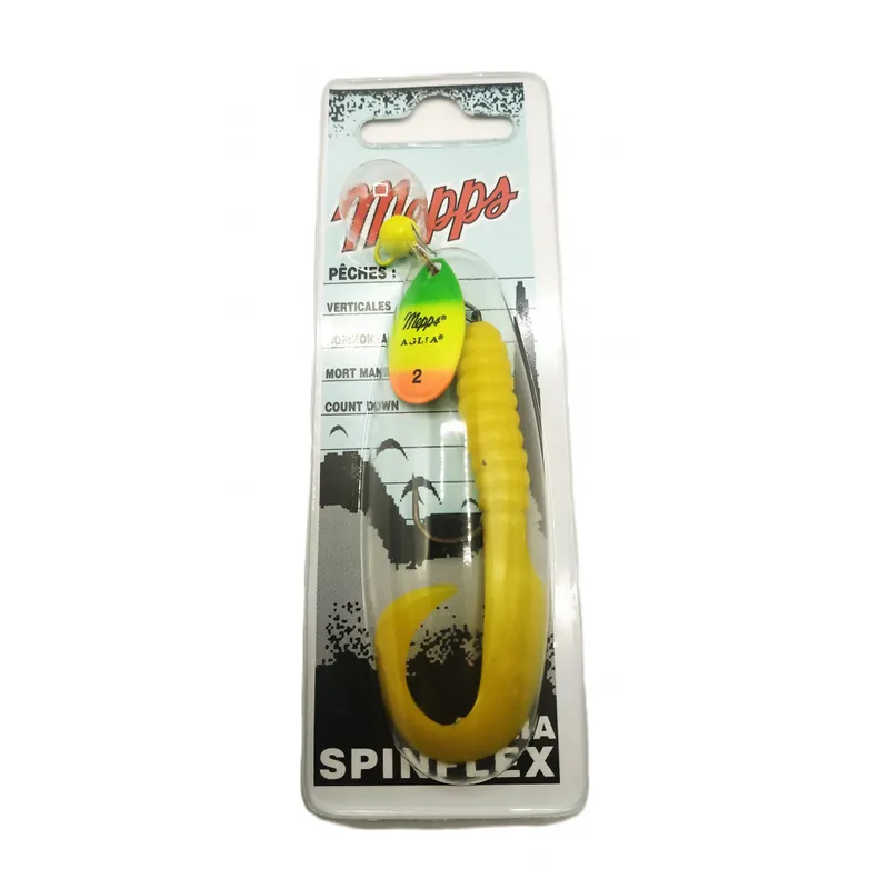 Mepps cuillère spinflex tiger à twist jaune Meilleure Vente