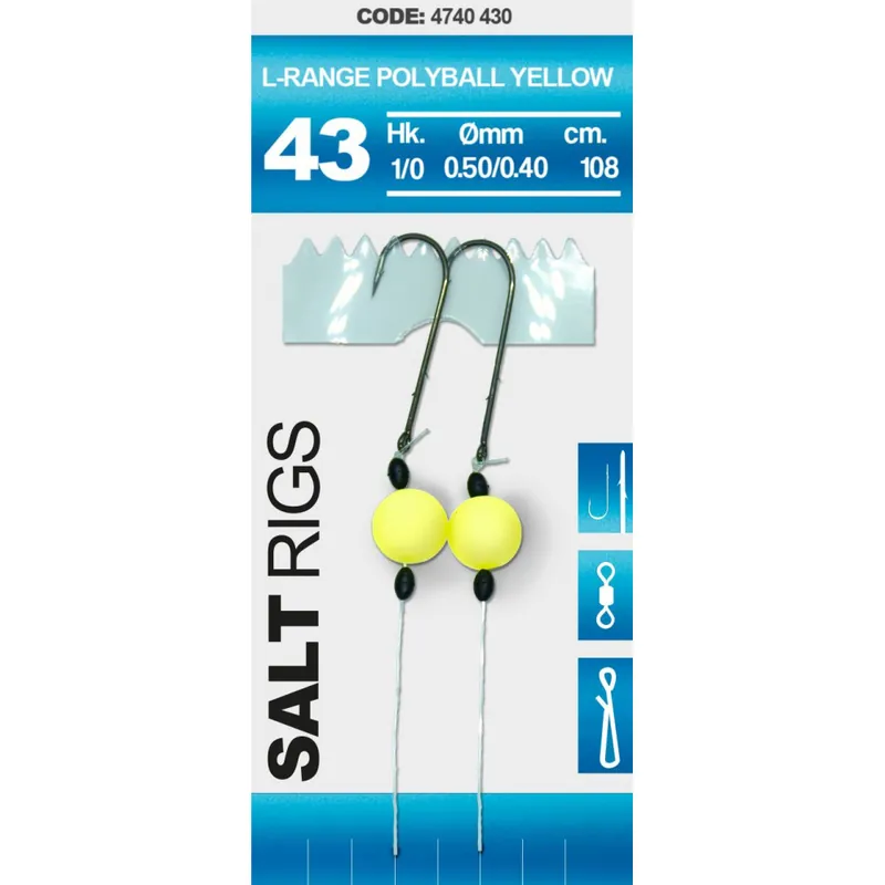 Meilleur Choix Spro 44 Salt Rig LR Polyball Yellow
