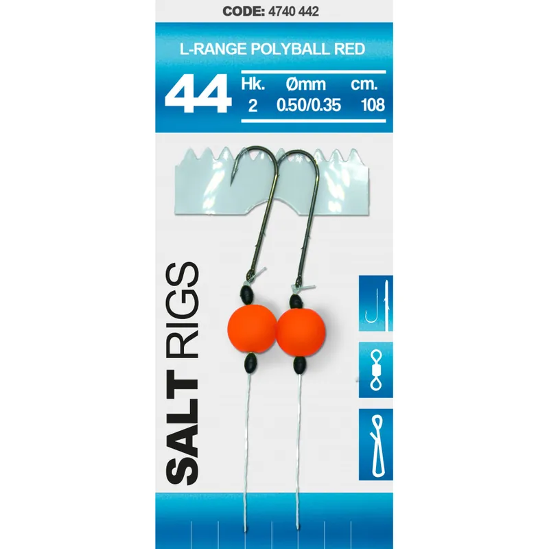 Commander Maintenant Spro 44 Salt Rig LR Polyball Red