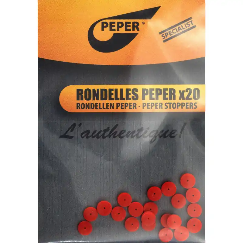 Vente Flash Rondelles Silicone Peper Stop X20 Plastilys