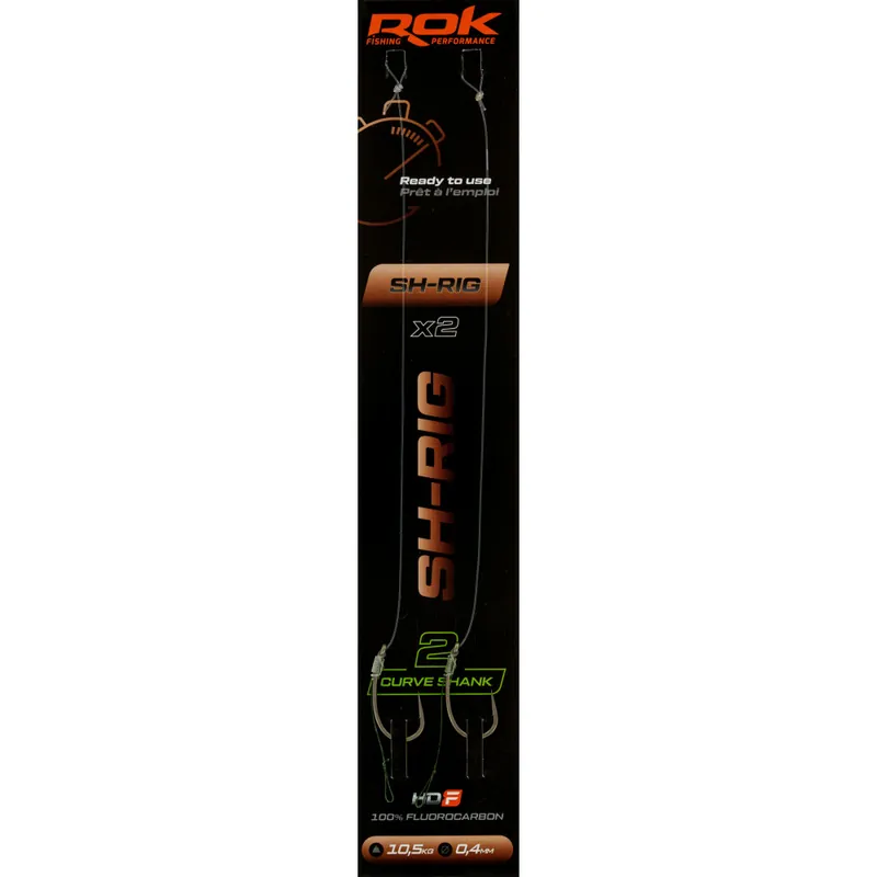 Lot De 2X Montages Sh-Rig Curve Shank Rok Prix Cassé