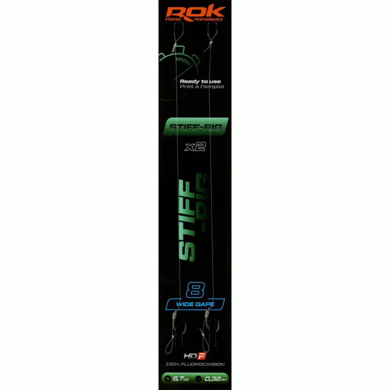 Lot De 2X Montages Stiff-Rig Wide Gape Rok Offre Exclusive