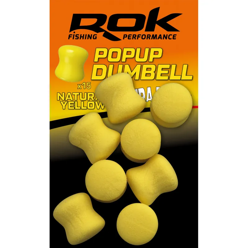 Yellow Popup Dumbell Rok Haute Qualité