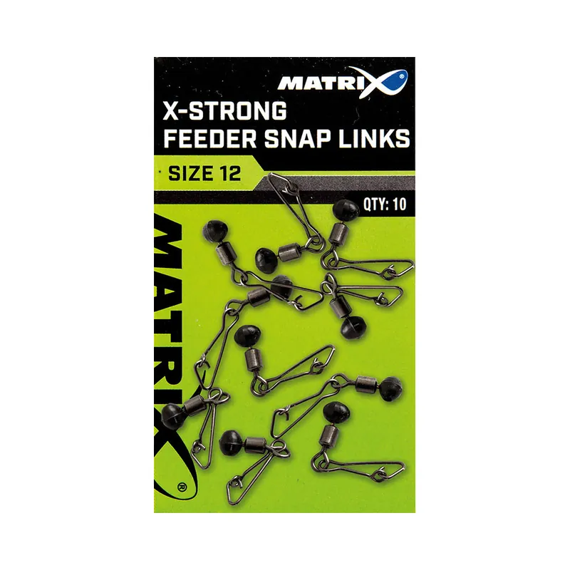 Matrix X Strong Feeder Snap Links Dernier Modèle