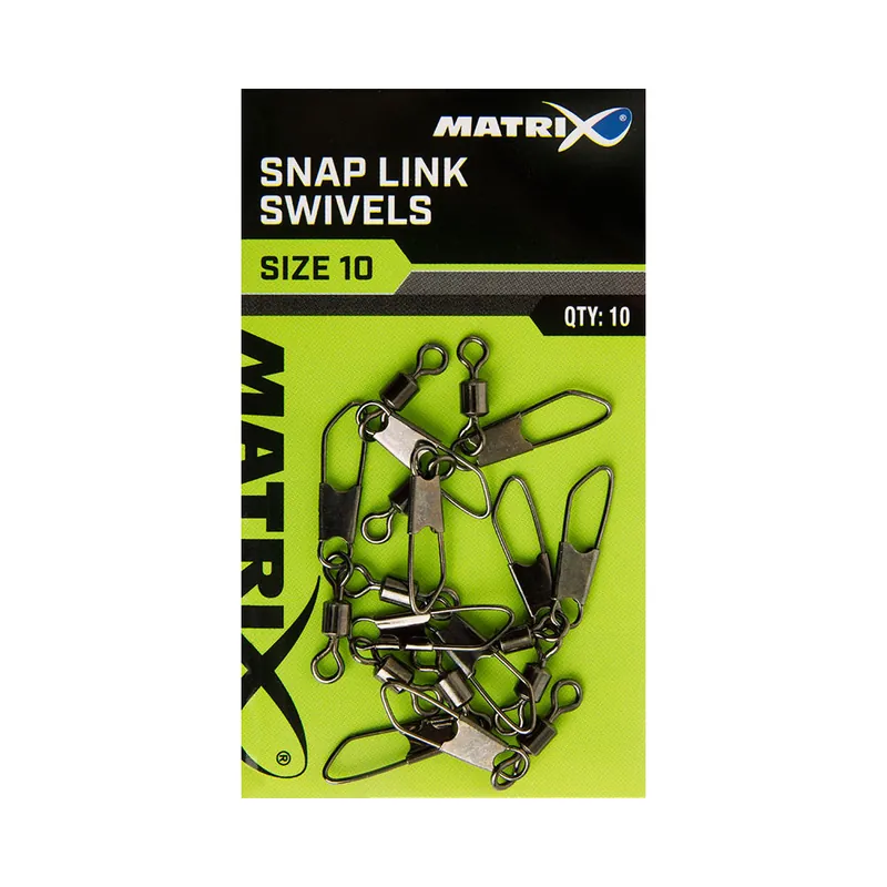 Achat Immédiat Matrix Snap Link Swivels X 10