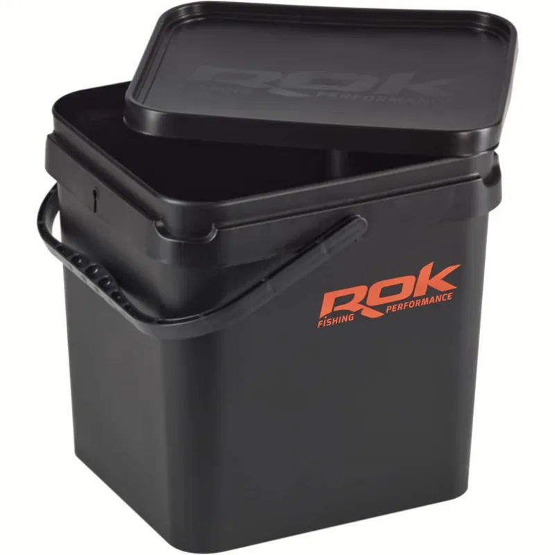 Achat Immédiat Seau Carre 17L Noir Rok