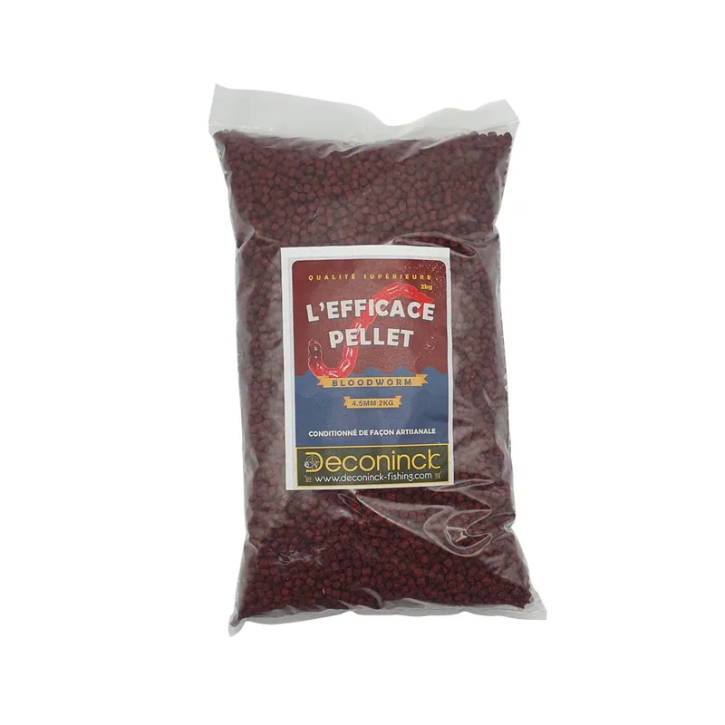 Pellets l‘Efficace Bloodworm 4.5mm 2kg Top Vente